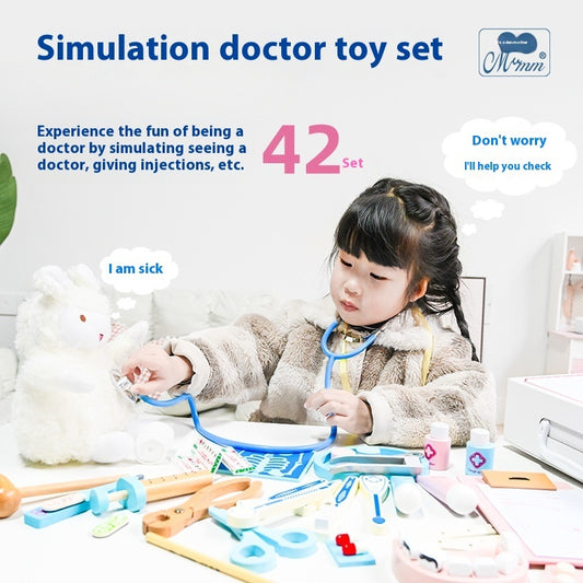 Wooden Doctor Kit – Pretend Play Medical Set