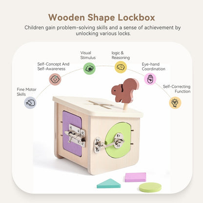 Montessori Lock & Key Activity Cube